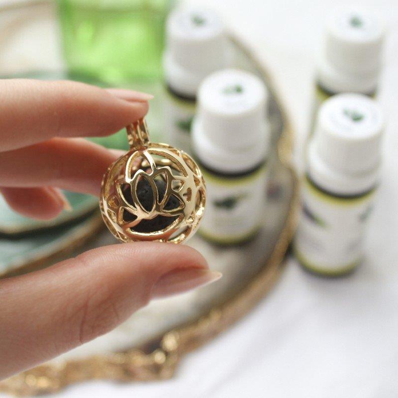 Sphere Aroma Diffuser - Small - Rhodium Plated