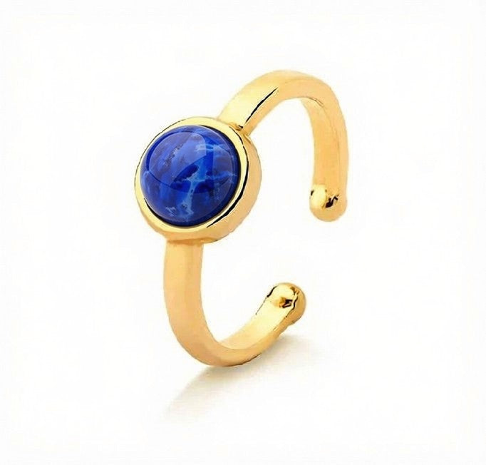 Whisper Adjustable Ring - Sodalite
