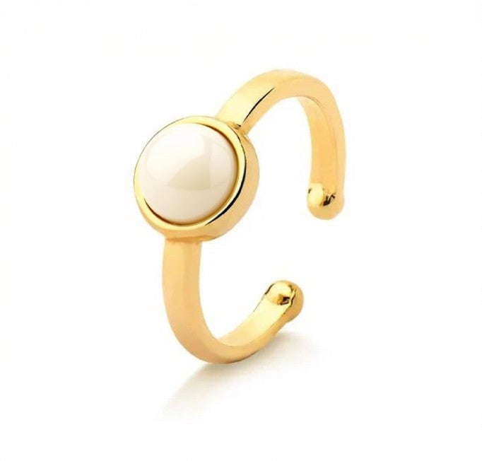 Whisper Adjustable Ring - Opaline