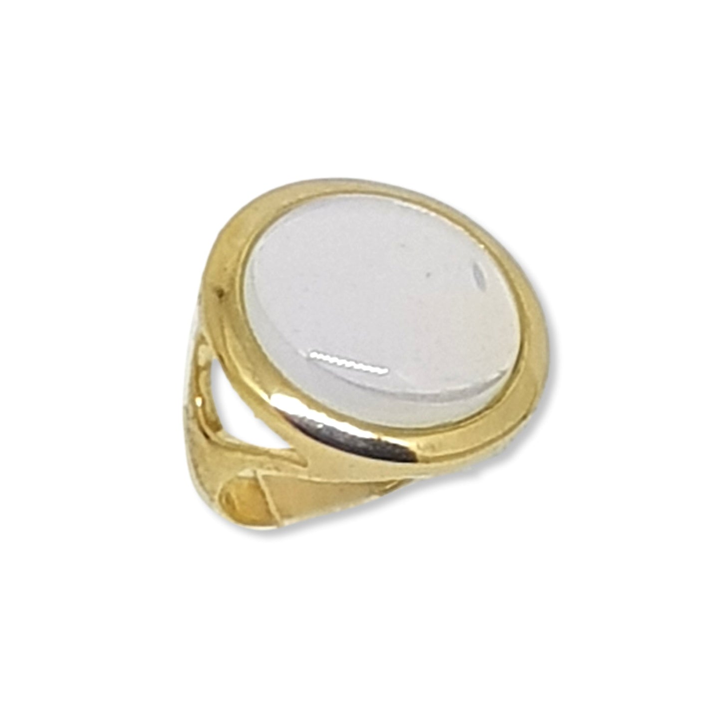 Anello con cornice in pietra preziosa Rio Design Circle