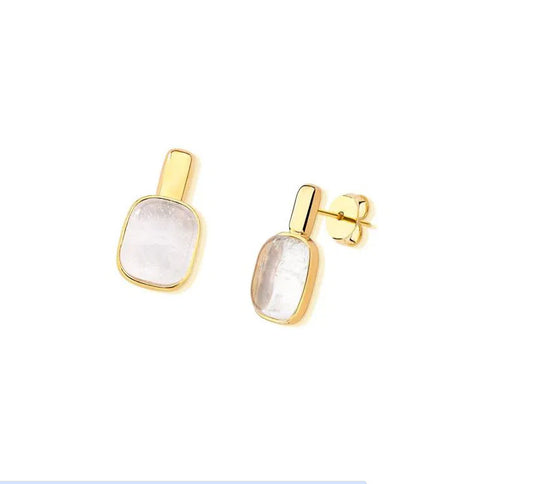 Orecchino ad anello Selenita