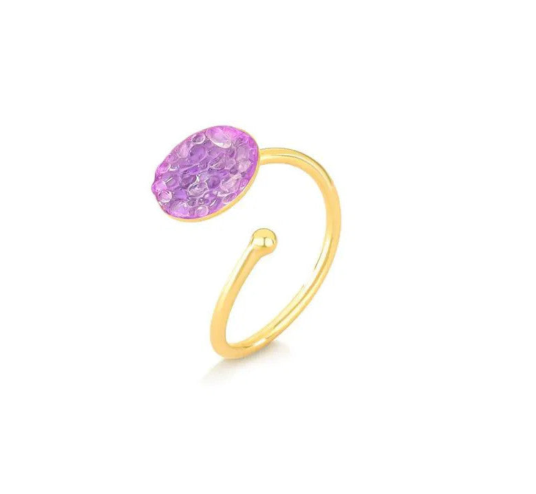 Fragment Adjustable Ring - Amethyst