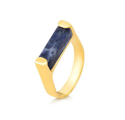 Geometric Block Ring - Sodalite