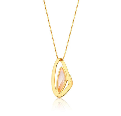 Alice Necklace - Rose Quartz
