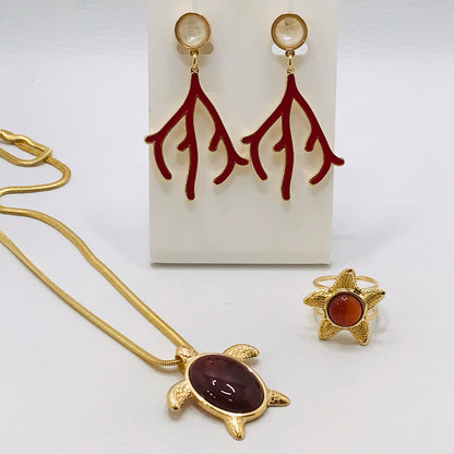 Sea Star Adjustable Ring