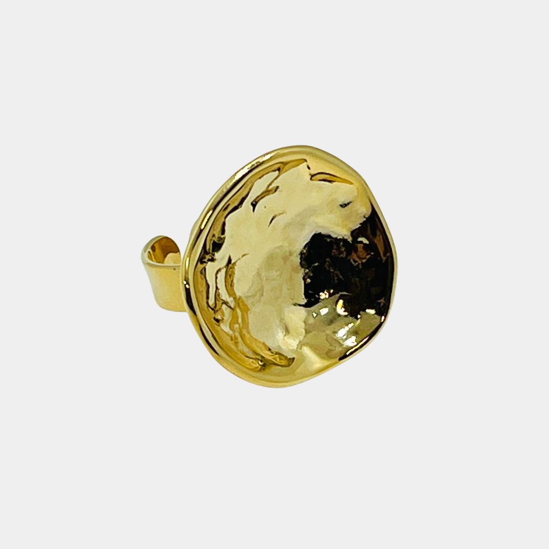 Martillado Ring - Gold