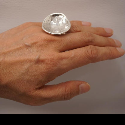 Martillado Ring - Silver