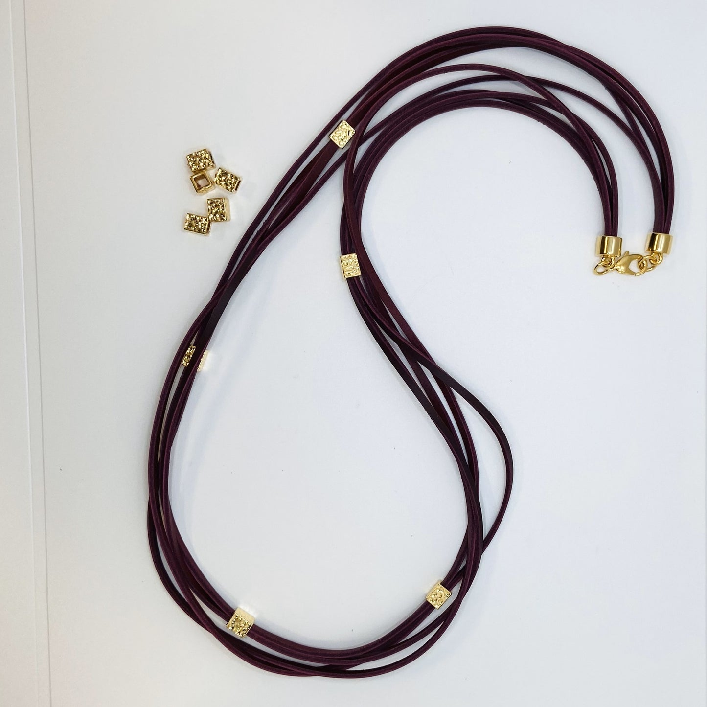 Iberia Long Necklace- Black