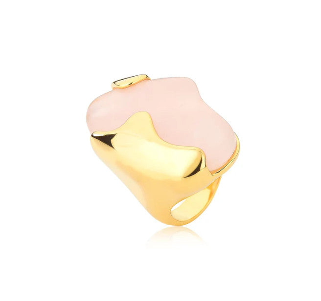 Dreamscape Ring -Rose Quartz