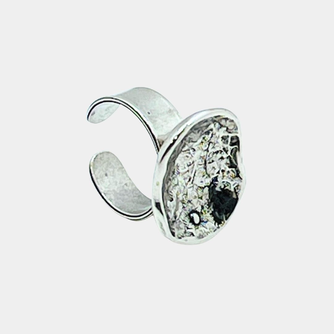 Martillado Small Ring - Silver