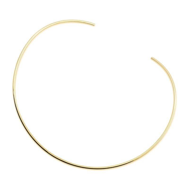 Round Wire Open Choker 18K Gold Plated