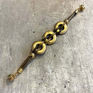 Ceramic Loops Bracelet - Gold