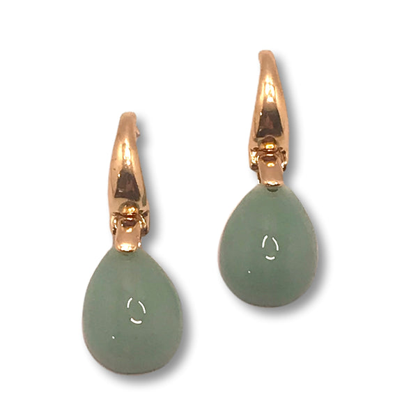 Drop Frameless Gemstone Earring