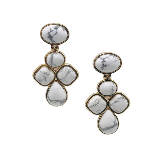 Chandelier Drop Gemstone Earring