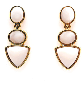 Ovals And Triangle Earring