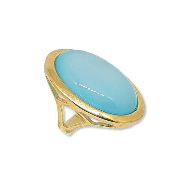 Large Oval Gemstone Ring - Rio Design Europe