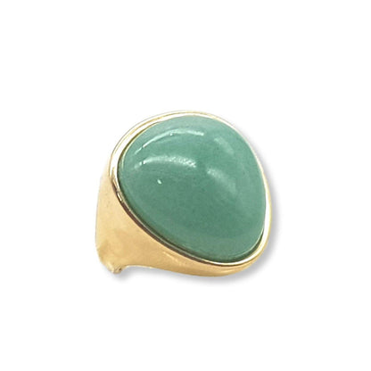 Rounded Triangle Gem Ring - Rio Design Europe