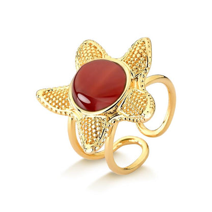 Sea Star Adjustable Ring