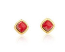 Matiz Collection Mini Earring- Red