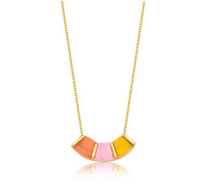 Gama Necklace- Reds