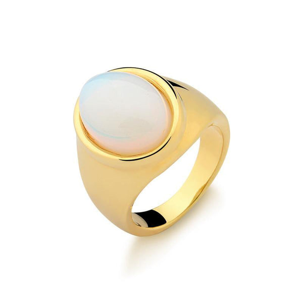 Small Oval Gemstone Ring - Rio Design Europe