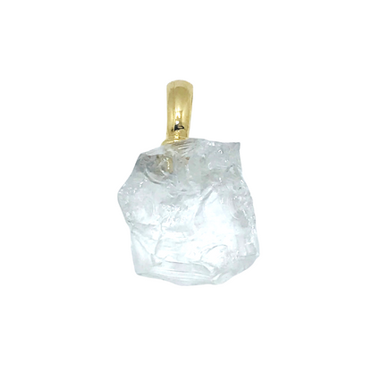 Cotton Candy Gem Pendant - Crystal Quartz