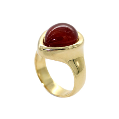 Drop Framed Gemstone Ring